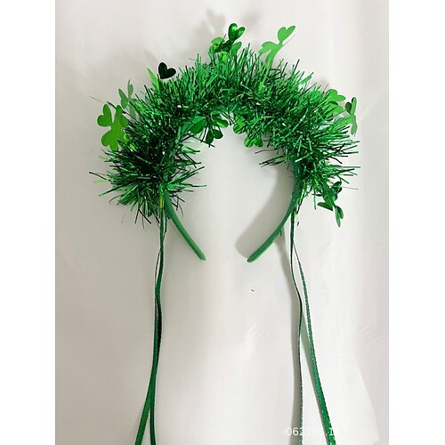Pandebånd Stof St.Patrick's Day Sød Stil Retrorød Med Bånd Paillette Medaljon Hovedbeklædning
Pandebånd Stof St.Patrick's Day Sød Stil Retrorød Med Bånd Paillette Medaljon Hovedbeklædning