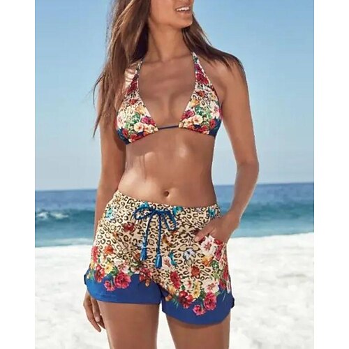 Women's Swimwear Bikini Normal Swimsuit 2 Piece Printing Leopard Floral Red Bathing Suits Sports Beach Wear Summer
Women's Swimwear Bikini Normal Swimsuit 2 Piece Printing Leopard Floral Red Bathing Suits Sports Beach Wear Summer