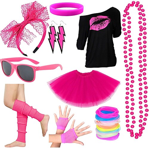 Disco 1980s Outfits Masquerade Women's Costume Vintage Cosplay Party Evening More Accessories Masquerade
Disco 1980s Outfits Masquerade Women's Costume Vintage Cosplay Party Evening More Accessories Masquerade