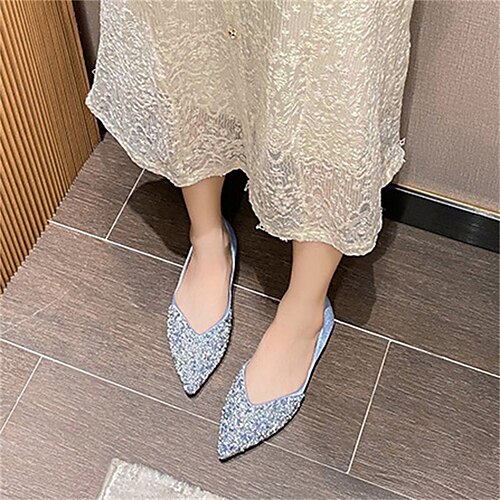 Dame Flate sko Slip-Ons Komfort Sko utendørs Daglig Imitasjonsperle Flat hæl Spisstå Elegant Fritid minimalisme Sateng Tøfler Helfarge Svart Lysebrun Blå
Dame Flate sko Slip-Ons Komfort Sko utendørs Daglig Imitasjonsperle Flat hæl Spisstå Elegant Fritid minimalisme Sateng Tøfler Helfarge Svart Lysebrun Blå