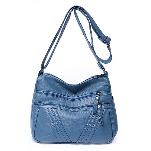 Dame Crossbody-veske Skulderveske Crossbodyvesker Skulderveske PU lær utendørs Daglig Glidelås Helfarge Svart Rød Himmelblå
Dame Crossbody-veske Skulderveske Crossbodyvesker Skulderveske PU lær utendørs Daglig Glidelås Helfarge Svart Rød Himmelblå