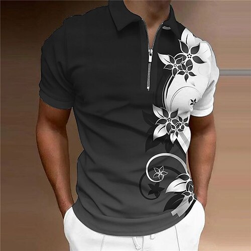 Per uomo POLO Camicia da golf Golf Polo con zip Floreale Stampe astratte Collo ripiegabile Nero Rosa Blu Grigio Esterno Strada Maniche corte Cerniera Stampa Abbigliamento Di tendenza Originale
Per uomo POLO Camicia da golf Golf Polo con zip Floreale Stampe astratte Collo ripiegabile Nero Rosa Blu Grigio Esterno Strada Maniche corte Cerniera Stampa Abbigliamento Di tendenza Originale