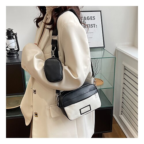 Per donna Borsa a tracolla pelle sintetica Giornaliero Cerniera Traspirante Leggero Duraturo Tinta unica Nero Bianco Marrone
Per donna Borsa a tracolla pelle sintetica Giornaliero Cerniera Traspirante Leggero Duraturo Tinta unica Nero Bianco Marrone