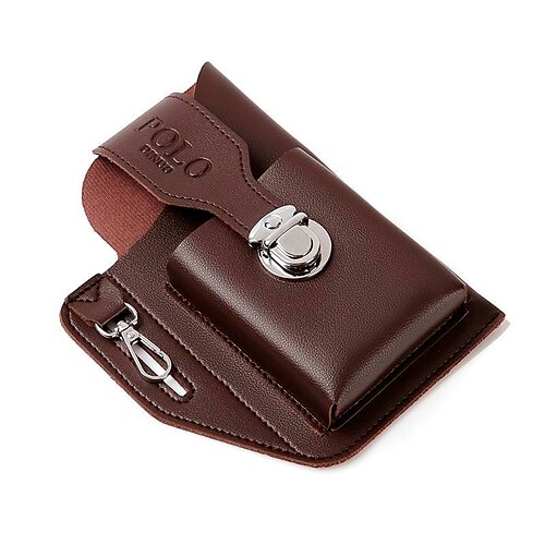 Herre Crossbody taske Nøgle Pose Bæltetaske PU Læder Daglig Vandtæt Helfarve Sort Brun
Herre Crossbody taske Nøgle Pose Bæltetaske PU Læder Daglig Vandtæt Helfarve Sort Brun
