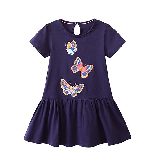 Bambino Da ragazza Vestito Farfalla Abito casual Sopra il ginocchio Vestito Informale Girocollo Manica corta Informale Vestito 2-8 anni Estate Blu
Bambino Da ragazza Vestito Farfalla Abito casual Sopra il ginocchio Vestito Informale Girocollo Manica corta Informale Vestito 2-8 anni Estate Blu