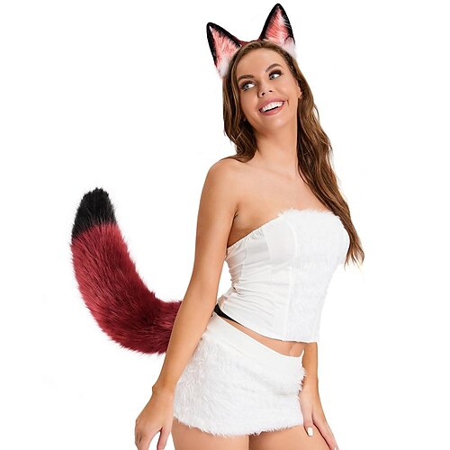 Clip queue de renard oreilles de chat pattes de loup gants cosplay déguisement halloween fantaisie fête déguisement accessoires
Clip queue de renard oreilles de chat pattes de loup gants cosplay déguisement halloween fantaisie fête déguisement accessoires