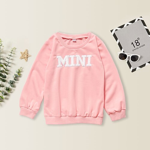 Baby Jente Genser Bokstaver utendørs Langermet Crewneck Nøytral 3-7 år Høst Rosa
Baby Jente Genser Bokstaver utendørs Langermet Crewneck Nøytral 3-7 år Høst Rosa