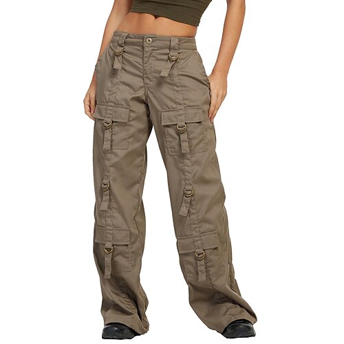 Per donna Pantaloni cargo A zampa 100% cotone Nero Verde militare Informale Informale Da tutti i giorni cascante Lunghezza intera Traspirabilità Tinta unita S M L XL
Per donna Pantaloni cargo A zampa 100% cotone Nero Verde militare Informale Informale Da tutti i giorni cascante Lunghezza intera Traspirabilità Tinta unita S M L XL
