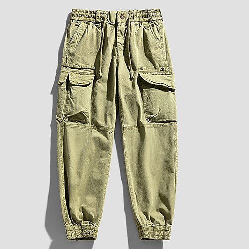 Herre Militærbukser Cargo bukser Jogger Bukser Elastisk midje Multi lomme عادي Komfort Anvendelig utendørs Avslappet Daglig Sport Mote Gul Grønn
Herre Militærbukser Cargo bukser Jogger Bukser Elastisk midje Multi lomme عادي Komfort Anvendelig utendørs Avslappet Daglig Sport Mote Gul Grønn