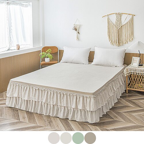 Envuelva alrededor de la falda de la cama blanco gris para tamaño queen/king/gemelo, volantes de polvo elástico fácil ajuste arrugaamp; Traje lavable a máquina de tela sedosa y lujosa resistente a
Envuelva alrededor de la falda de la cama blanco gris para tamaño queen/king/gemelo, volantes de polvo elástico fácil ajuste arrugaamp; Traje lavable a máquina de tela sedosa y lujosa resistente a