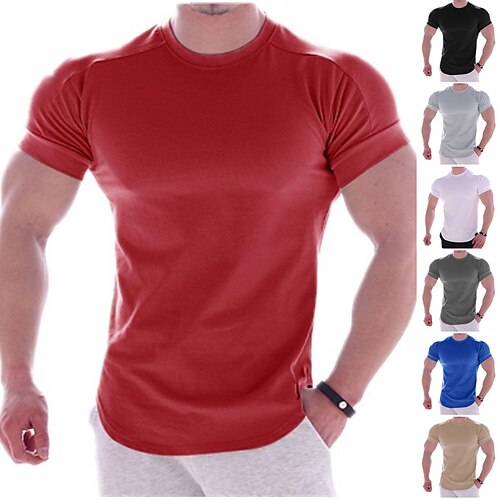 Per uomo Camicia da allenamento T-shirt da corsa Manica corta Superiore Sportivo Athleisure Traspirante Morbido Asciugatura rapida Corsa Jogging Addestramento abbigliamento sportivo Abbigliamento
Per uomo Camicia da allenamento T-shirt da corsa Manica corta Superiore Sportivo Athleisure Traspirante Morbido Asciugatura rapida Corsa Jogging Addestramento abbigliamento sportivo Abbigliamento