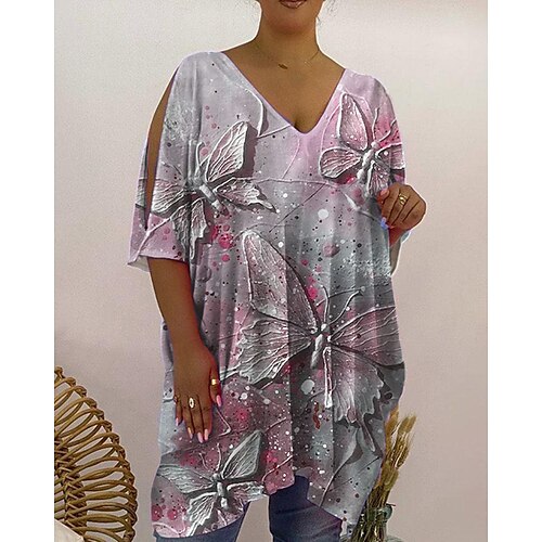 Per donna maglietta Bianco Rosa Fucsia Farfalla Tagliato Stampa Manica corta Per eventi Fine settimana Essenziale A V Lungo Morbido Farfalla S
Per donna maglietta Bianco Rosa Fucsia Farfalla Tagliato Stampa Manica corta Per eventi Fine settimana Essenziale A V Lungo Morbido Farfalla S