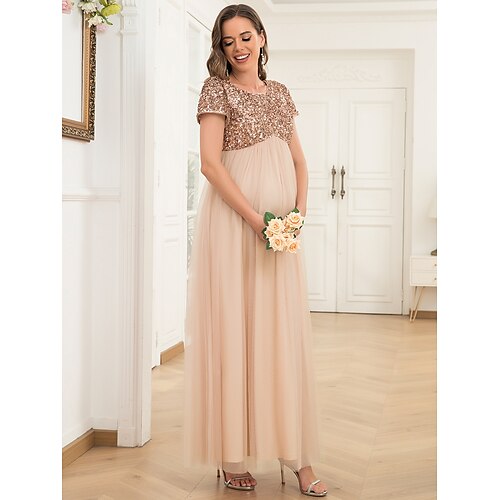 Linea-A Abiti da festa Premaman Vestito Abiti da festa Alla caviglia Manica corta Con decorazione gioiello Tulle con Lustrini 2023
Linea-A Abiti da festa Premaman Vestito Abiti da festa Alla caviglia Manica corta Con decorazione gioiello Tulle con Lustrini 2023