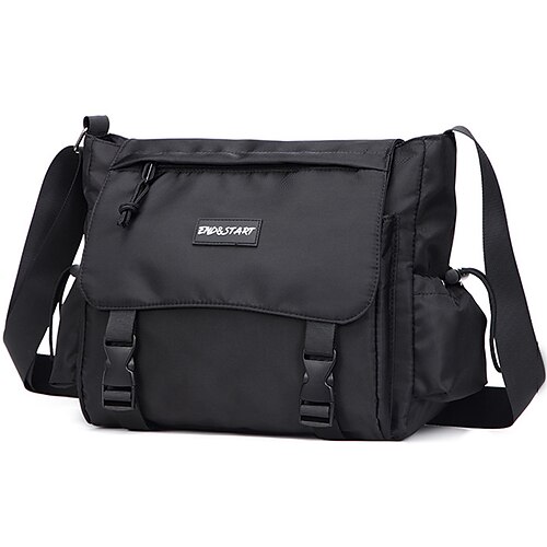 Herre Crossbody taske Skuldertaske Budbringertaske Sportstaske Oxfordtøj udendørs Daglig Lynlås Justérbar Stor kapacitet Vandtæt Quiltet Sort
Herre Crossbody taske Skuldertaske Budbringertaske Sportstaske Oxfordtøj udendørs Daglig Lynlås Justérbar Stor kapacitet Vandtæt Quiltet Sort