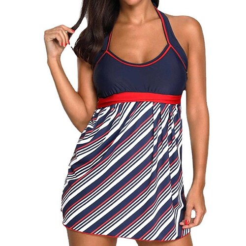 Damen Badeanzug Badekleider Normal Bademode Print Gestreift Marineblau Badeanzüge Sport Strandbekleidung Sommer
Damen Badeanzug Badekleider Normal Bademode Print Gestreift Marineblau Badeanzüge Sport Strandbekleidung Sommer