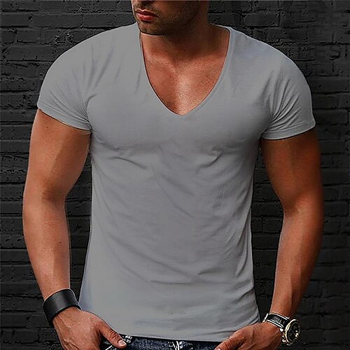 t-shirt pullover con stampa allentata da strada in cotone con scollo a V multicolore a maniche corte estive
t-shirt pullover con stampa allentata da strada in cotone con scollo a V multicolore a maniche corte estive