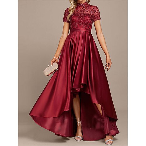 Per donna Abito da ballo Vestito da festa Vestito svasato Abito lungo Abito lungo Vino Manica corta Colore puro Pizzo Estate Primavera Autunno Colletto alla coreana Di tendenza Compleanno Evento
Per donna Abito da ballo Vestito da festa Vestito svasato Abito lungo Abito lungo Vino Manica corta Colore puro Pizzo Estate Primavera Autunno Colletto alla coreana Di tendenza Compleanno Evento
