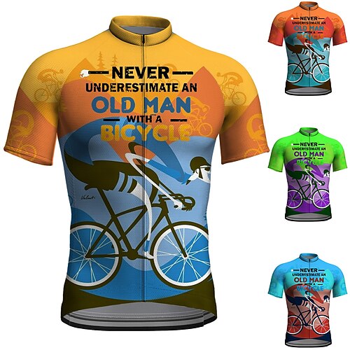 21Grams Per uomo Maglia da ciclismo Manica corta Bicicletta Superiore con 3 tasche posteriori Ciclismo da montagna Cicismo su strada Traspirante Traspirazione umidità Asciugatura rapida Strisce
21Grams Per uomo Maglia da ciclismo Manica corta Bicicletta Superiore con 3 tasche posteriori Ciclismo da montagna Cicismo su strada Traspirante Traspirazione umidità Asciugatura rapida Strisce