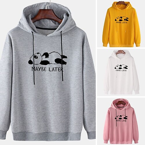 Homme Sweat à capuche Blanche Jaune Rose Claire Gris Capuche Panda Imprimés Photos Sport Loisir du quotidien Des sports Estampage à chaud basique Vêtement de rue Casual Printemps Automne Vêtement
Homme Sweat à capuche Blanche Jaune Rose Claire Gris Capuche Panda Imprimés Photos Sport Loisir du quotidien Des sports Estampage à chaud basique Vêtement de rue Casual Printemps Automne Vêtement