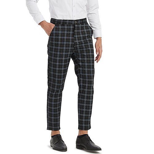 Herre Bukser kinesisk Plaid kjole bukser Lomme Gitter Åndbart Forretning Daglig I-byen-tøj Formelt Klassisk Sort Mikroelastisk
Herre Bukser kinesisk Plaid kjole bukser Lomme Gitter Åndbart Forretning Daglig I-byen-tøj Formelt Klassisk Sort Mikroelastisk
