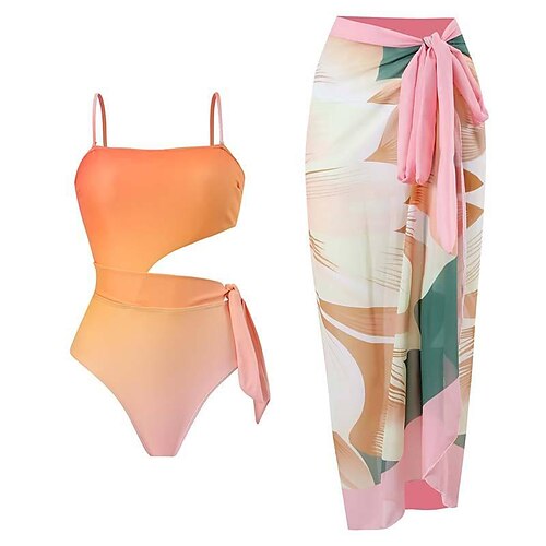 Dame Badetøy Ett stykke Normal Badedrakt 2 deler Printer Gradientfarge Oransje Body Badedrakter Sport Strand Klær Høst
Dame Badetøy Ett stykke Normal Badedrakt 2 deler Printer Gradientfarge Oransje Body Badedrakter Sport Strand Klær Høst