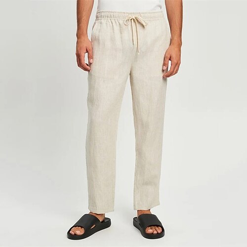 Per uomo Pantaloni di lino Pantaloni Pantaloni estivi Pantaloni da spiaggia A cordoncino Vita elastica Liscio Traspirante Morbido Informale Giornaliero Per eventi Misto cotone e lino Di tendenza
Per uomo Pantaloni di lino Pantaloni Pantaloni estivi Pantaloni da spiaggia A cordoncino Vita elastica Liscio Traspirante Morbido Informale Giornaliero Per eventi Misto cotone e lino Di tendenza