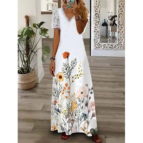 Per donna Abito lungo Abito lungo Abito casual Abito linea A Abito stampato Floreale Di tendenza Informale Esterno Giornaliero Fine settimana Pizzo Stampa Manica corta A V Vestito Morbido Rosa Rosso
Per donna Abito lungo Abito lungo Abito casual Abito linea A Abito stampato Floreale Di tendenza Informale Esterno Giornaliero Fine settimana Pizzo Stampa Manica corta A V Vestito Morbido Rosa Rosso