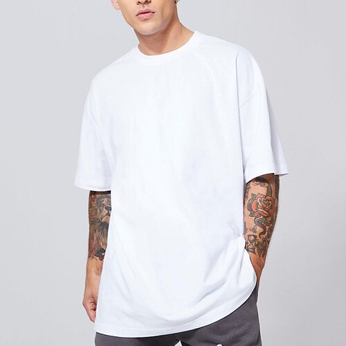 Herre T skjorte Kul skjorte Oversized skjorte T-skjorte عادي Crew-hals utendørs Sport Kortermet Klær 100 % bomull Gatemote Designer Fritid hverdag
Herre T skjorte Kul skjorte Oversized skjorte T-skjorte عادي Crew-hals utendørs Sport Kortermet Klær 100 % bomull Gatemote Designer Fritid hverdag