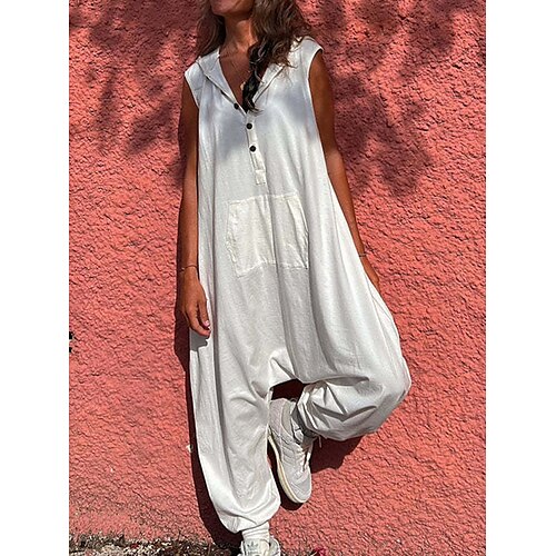 Damen Latzhose Taste Tasche Feste Farbe Mit Kapuze Strassenmode Brautkleider schlicht Täglich Urlaub Regular Fit Ärmellos Schwarz Weiß S M L XL Sommer
Damen Latzhose Taste Tasche Feste Farbe Mit Kapuze Strassenmode Brautkleider schlicht Täglich Urlaub Regular Fit Ärmellos Schwarz Weiß S M L XL Sommer