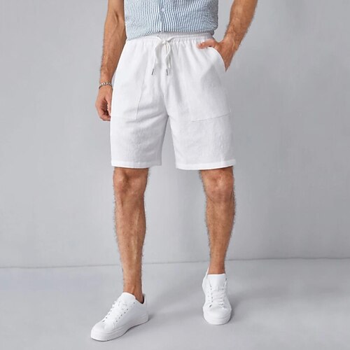 Herren Shorts Kurze Hosen Leinenshorts Kurze Hosen Sommer-Shorts Strandshorts Kurze Hosen Kordelzug Elastische Taille Glatt Atmungsaktiv Weich Kurz Casual Täglich Festtage Leinen / Baumwoll Mischung
Herren Shorts Kurze Hosen Leinenshorts Kurze Hosen Sommer-Shorts Strandshorts Kurze Hosen Kordelzug Elastische Taille Glatt Atmungsaktiv Weich Kurz Casual Täglich Festtage Leinen / Baumwoll Mischung