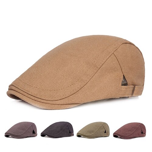 Per uomo Cappello basco Nero Kaki Tela La moda Streetwear Moda La moda degli anni '20 Esterno Giornaliero Per uscire Liscio Caldo
Per uomo Cappello basco Nero Kaki Tela La moda Streetwear Moda La moda degli anni '20 Esterno Giornaliero Per uscire Liscio Caldo