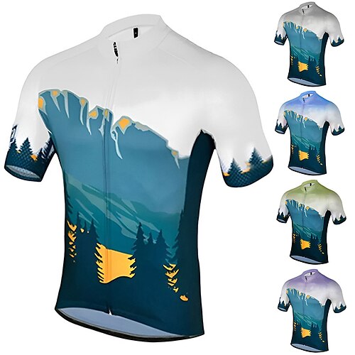21Grams Per uomo Maglia da ciclismo Manica corta Bicicletta Superiore con 3 tasche posteriori Ciclismo da montagna Cicismo su strada Traspirante Traspirazione umidità Asciugatura rapida Strisce
21Grams Per uomo Maglia da ciclismo Manica corta Bicicletta Superiore con 3 tasche posteriori Ciclismo da montagna Cicismo su strada Traspirante Traspirazione umidità Asciugatura rapida Strisce