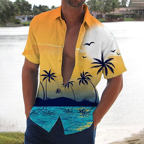 Homens Camisa Social Camisa havaiana Coqueiro Estampas Abstratas Aberto para a Lateral Amarelo Roxo Rua Casual Manga Curta Botão para baixo Imprimir Roupa Tropical Esportes Roupa de rua Designer
Homens Camisa Social Camisa havaiana Coqueiro Estampas Abstratas Aberto para a Lateral Amarelo Roxo Rua Casual Manga Curta Botão para baixo Imprimir Roupa Tropical Esportes Roupa de rua Designer