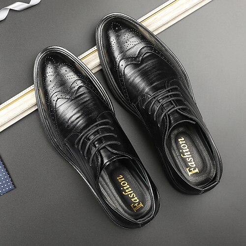 Men's Sneakers Leather Loafers Business Casual Outdoor Daily Microfiber Breathable Black Fall Spring
Men's Sneakers Leather Loafers Business Casual Outdoor Daily Microfiber Breathable Black Fall Spring
