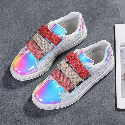 Per donna Unisex Scarpe da ginnastica Giornaliero Serata Lustrini Punta tonda Informale Collegiale Lustrini Nastro a strappo Color Block Nero Bianco
Per donna Unisex Scarpe da ginnastica Giornaliero Serata Lustrini Punta tonda Informale Collegiale Lustrini Nastro a strappo Color Block Nero Bianco