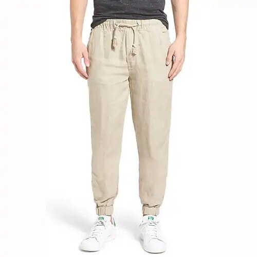 Herre Linbukser Bukser Sommerbukser Strandbukser Joggebukser Snorer Elastisk midje عادي Komfort Pustende utendørs Daglig Gateklær Lin / bomullsblanding Stilfull Fritid Beige Mikroelastisk
Herre Linbukser Bukser Sommerbukser Strandbukser Joggebukser Snorer Elastisk midje عادي Komfort Pustende utendørs Daglig Gateklær Lin / bomullsblanding Stilfull Fritid Beige Mikroelastisk