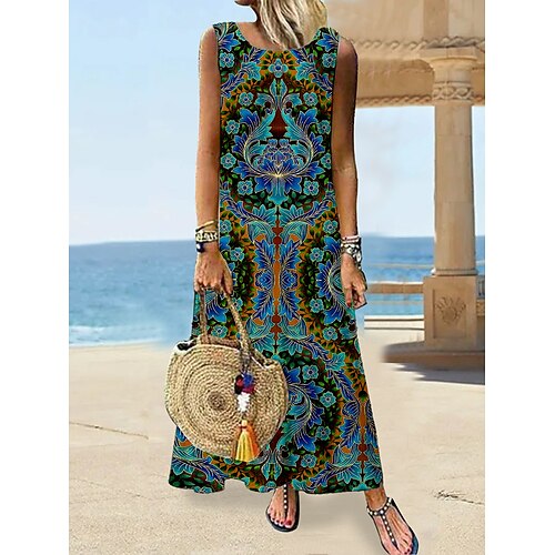 Per donna Abito lungo Abito lungo Abito casual Vestito a trapezio Abito senza maniche Fiore decorativo Di tendenza Streetwear Giornaliero Appuntamento Da mare Stampa Senza maniche Girocollo Vestito
Per donna Abito lungo Abito lungo Abito casual Vestito a trapezio Abito senza maniche Fiore decorativo Di tendenza Streetwear Giornaliero Appuntamento Da mare Stampa Senza maniche Girocollo Vestito