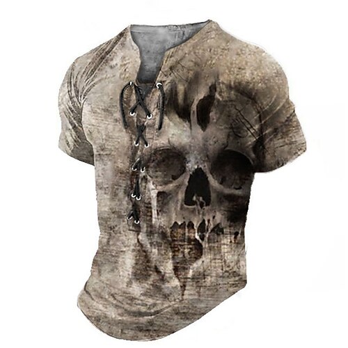 Per uomo maglietta Magliette Pop art Teschi Colletto Abbigliamento Stampa 3D Informale Giornaliero Manica corta Lacci Stampa Vintage Di tendenza Originale
Per uomo maglietta Magliette Pop art Teschi Colletto Abbigliamento Stampa 3D Informale Giornaliero Manica corta Lacci Stampa Vintage Di tendenza Originale