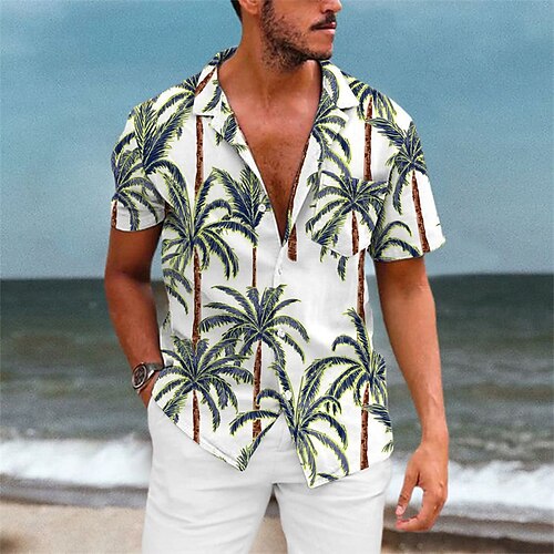 Herre Skjorte Hawaii skjorte Skjorte med knapper Sommerskjorte Uformell skjorte Lilla Grønn Grå Kort Erme Grafisk Palmetre Aftæpning Gate Feriereise Knapp ned Klær Fritid Moderne Moderne Hawaiisk
Herre Skjorte Hawaii skjorte Skjorte med knapper Sommerskjorte Uformell skjorte Lilla Grønn Grå Kort Erme Grafisk Palmetre Aftæpning Gate Feriereise Knapp ned Klær Fritid Moderne Moderne Hawaiisk