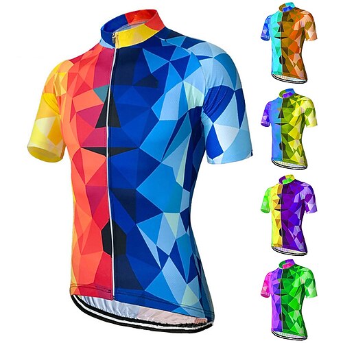 21Grams Per uomo Maglia da ciclismo Manica corta Bicicletta Maglietta / Maglia Superiore con 3 tasche posteriori Ciclismo da montagna Cicismo su strada Traspirante Traspirazione umidità Asciugatura
21Grams Per uomo Maglia da ciclismo Manica corta Bicicletta Maglietta / Maglia Superiore con 3 tasche posteriori Ciclismo da montagna Cicismo su strada Traspirante Traspirazione umidità Asciugatura