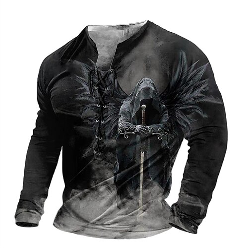 Per uomo maglietta Magliette Pop art Croce Templare Colletto Abbigliamento Stampa 3D Informale Giornaliero Manica lunga Lacci Stampa Di tendenza Originale Comodo
Per uomo maglietta Magliette Pop art Croce Templare Colletto Abbigliamento Stampa 3D Informale Giornaliero Manica lunga Lacci Stampa Di tendenza Originale Comodo