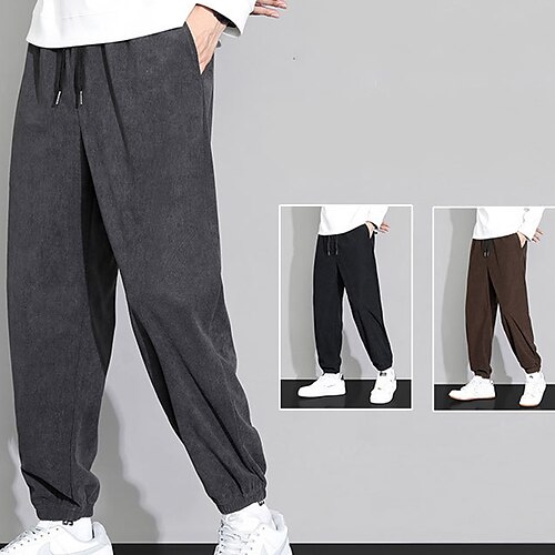 Per uomo Pantaloni della tuta Pareggiatore Pantaloni di velluto a coste Pantaloni Pantaloni casual Tasche A cordoncino Vita elastica Liscio Comfort Sportivo Giornaliero Per eventi Velluto a coste Di
Per uomo Pantaloni della tuta Pareggiatore Pantaloni di velluto a coste Pantaloni Pantaloni casual Tasche A cordoncino Vita elastica Liscio Comfort Sportivo Giornaliero Per eventi Velluto a coste Di