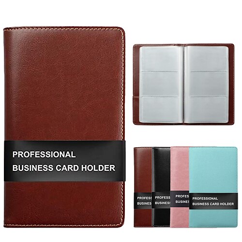 Visitenkarten-Buchhalter aus Leder Professioneller Visitenkarten-Buch-Organizer 240 Kartenkapazität PU Namenskarte Kreditkarten-Buchhalter Booklet
Visitenkarten-Buchhalter aus Leder Professioneller Visitenkarten-Buch-Organizer 240 Kartenkapazität PU Namenskarte Kreditkarten-Buchhalter Booklet