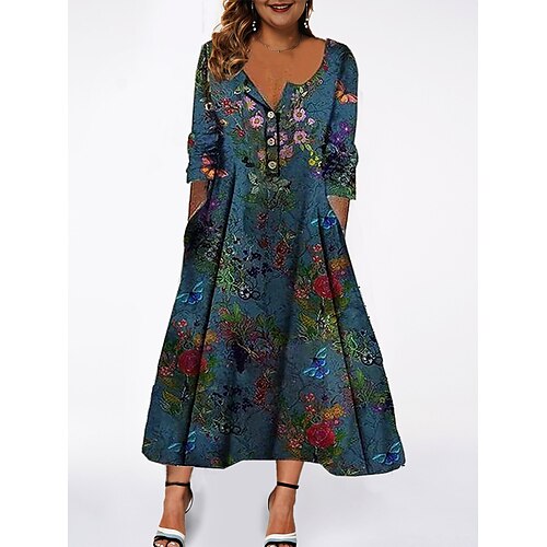 kvinders plus size æble formet kjole en linje kjole blomstret et skulder print halværmet forår efterår afslappet midikjole daglig weekendkjole
kvinders plus size æble formet kjole en linje kjole blomstret et skulder print halværmet forår efterår afslappet midikjole daglig weekendkjole