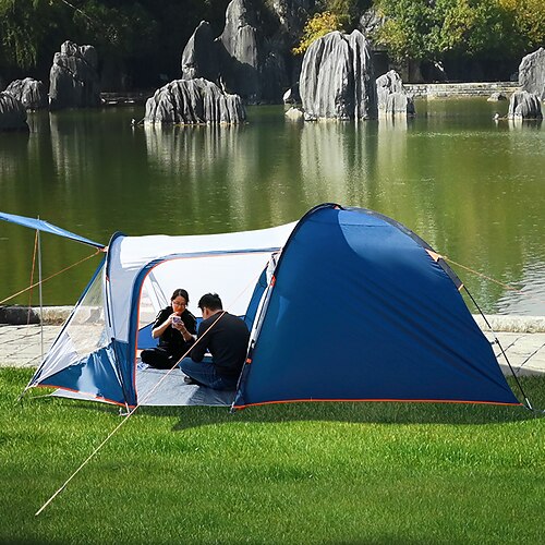 4 persone Tenda Esterno Impermeabile Protezione solare UV Antivento Doppio strato Tenda da campeggio 2000-3000 mm per Pesca Scalate Spiaggia Materiale impermeabile 150190220150 cm
4 persone Tenda Esterno Impermeabile Protezione solare UV Antivento Doppio strato Tenda da campeggio 2000-3000 mm per Pesca Scalate Spiaggia Materiale impermeabile 150190220150 cm
