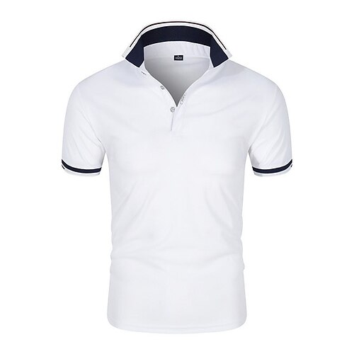Herre Button Up Poloer Business Polo Arbeid Virksomhet Aftæpning Kortermet Mote Formelt Ensfarget / vanlig farge Grunnleggende Sommer Normal Mørkerød Rosa Svart Hvit Kongeblå Aske-farget Button Up
Herre Button Up Poloer Business Polo Arbeid Virksomhet Aftæpning Kortermet Mote Formelt Ensfarget / vanlig farge Grunnleggende Sommer Normal Mørkerød Rosa Svart Hvit Kongeblå Aske-farget Button Up