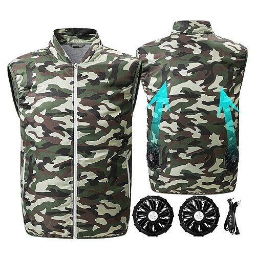 Novedad de verano, ventilador para hombre, ropa de aire acondicionado, chaleco deportivo con carga usb y refrigeración, top para trabajadores al aire libre, senderismo, pesca, chaleco de hielo
Novedad de verano, ventilador para hombre, ropa de aire acondicionado, chaleco deportivo con carga usb y refrigeración, top para trabajadores al aire libre, senderismo, pesca, chaleco de hielo