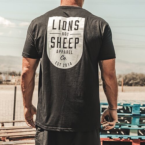 Herre Store størrelser Big Tall T skjorte T-skjorter Crewneck Grå Kort Erme utendørs Ut på byen Trykt mønster Bokstaver Klær Bomullsblanding Gatemote Stilfull Fritid
Herre Store størrelser Big Tall T skjorte T-skjorter Crewneck Grå Kort Erme utendørs Ut på byen Trykt mønster Bokstaver Klær Bomullsblanding Gatemote Stilfull Fritid