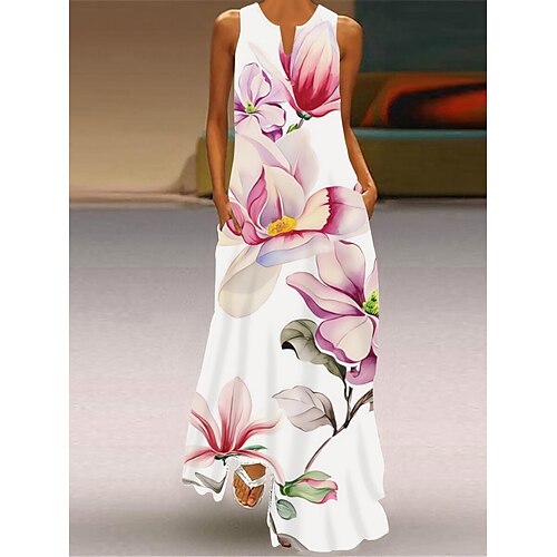 Dame Lang kjole Maxikjole Hverdagskjole Tank Top Kjole Sommerkjole Blomstret Sommerfugl Mode Gade udendørs Daglig Weekend Lomme Trykt mønster Uden ærmer V-hals Kjole Regulær Lyserød Rød Lilla Sommer
Dame Lang kjole Maxikjole Hverdagskjole Tank Top Kjole Sommerkjole Blomstret Sommerfugl Mode Gade udendørs Daglig Weekend Lomme Trykt mønster Uden ærmer V-hals Kjole Regulær Lyserød Rød Lilla Sommer