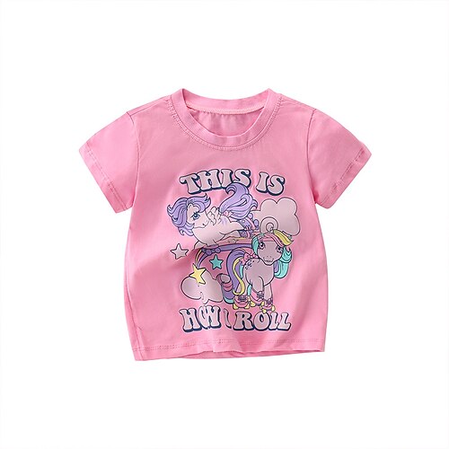 Bambino Da ragazza maglietta Cartoni animati Informale Manica corta Di tendenza 7-13 anni Estate Rosa
Bambino Da ragazza maglietta Cartoni animati Informale Manica corta Di tendenza 7-13 anni Estate Rosa